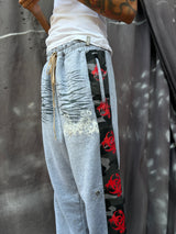 Synth Hazard Joggers Grey