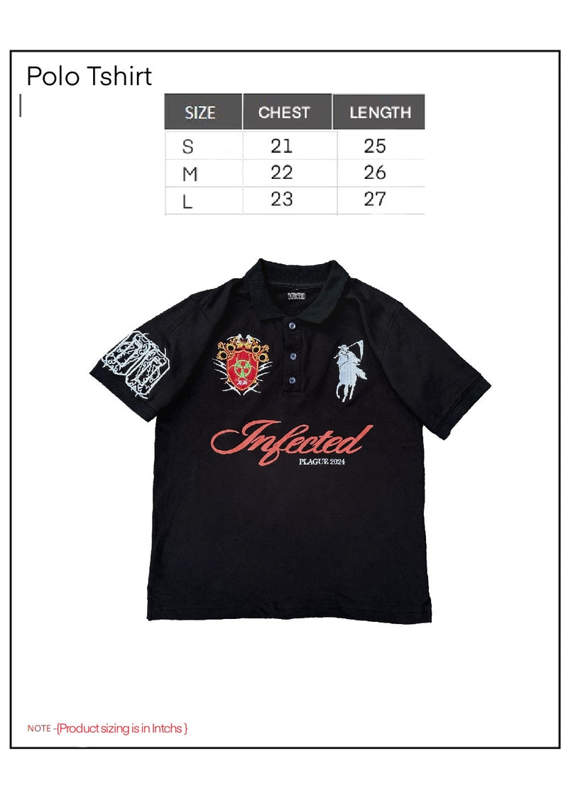 Plagued Polo Black 1