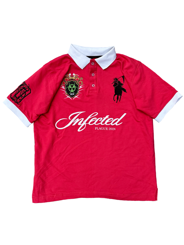 Plagued Polo Dark pink