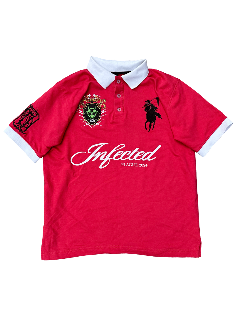 Plagued Polo Dark pink